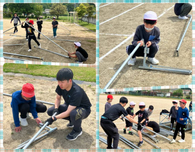 0509 運動会前日準備(男子)