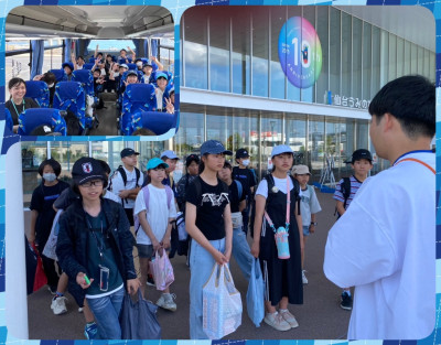 0627 修学旅行(5,6年生)_水族館出発
