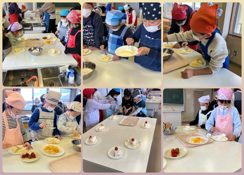 20251216_クリスマスケーキ作り（2年生）